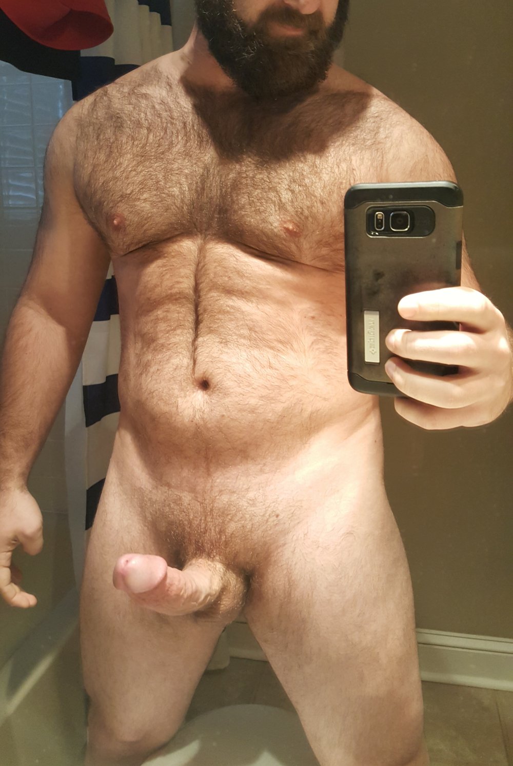 Hairy men with huge members