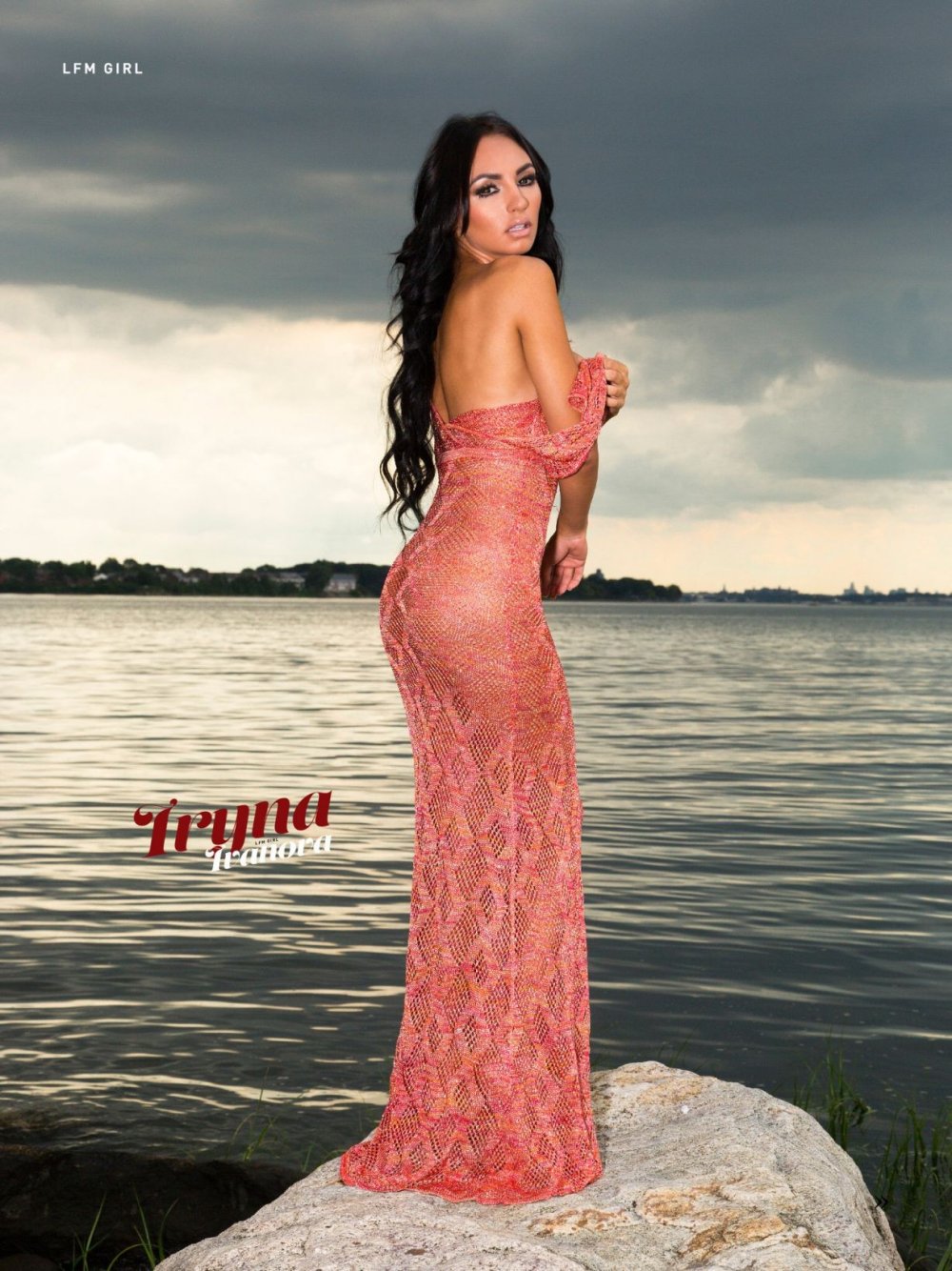Andrea Meza in a swimsuit