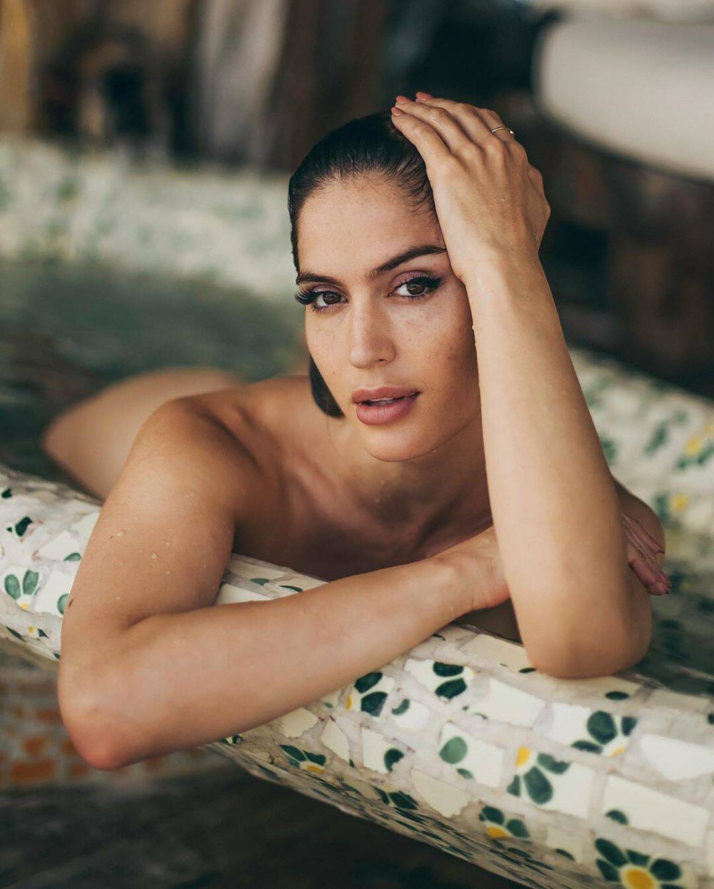 Natalia Barulich in a swimsuit