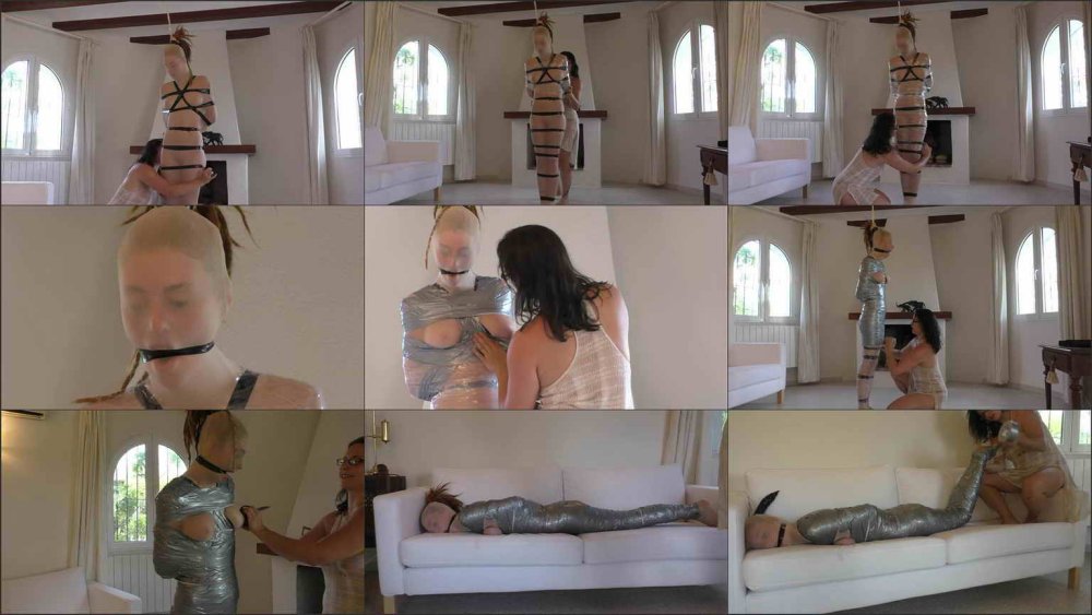 Sexy Adventures Christina Carter with Bound to Table O-Girl Completes by Orgasm