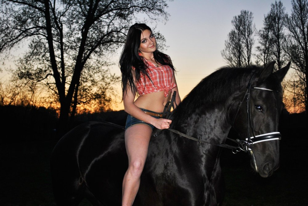 Riding a high pony