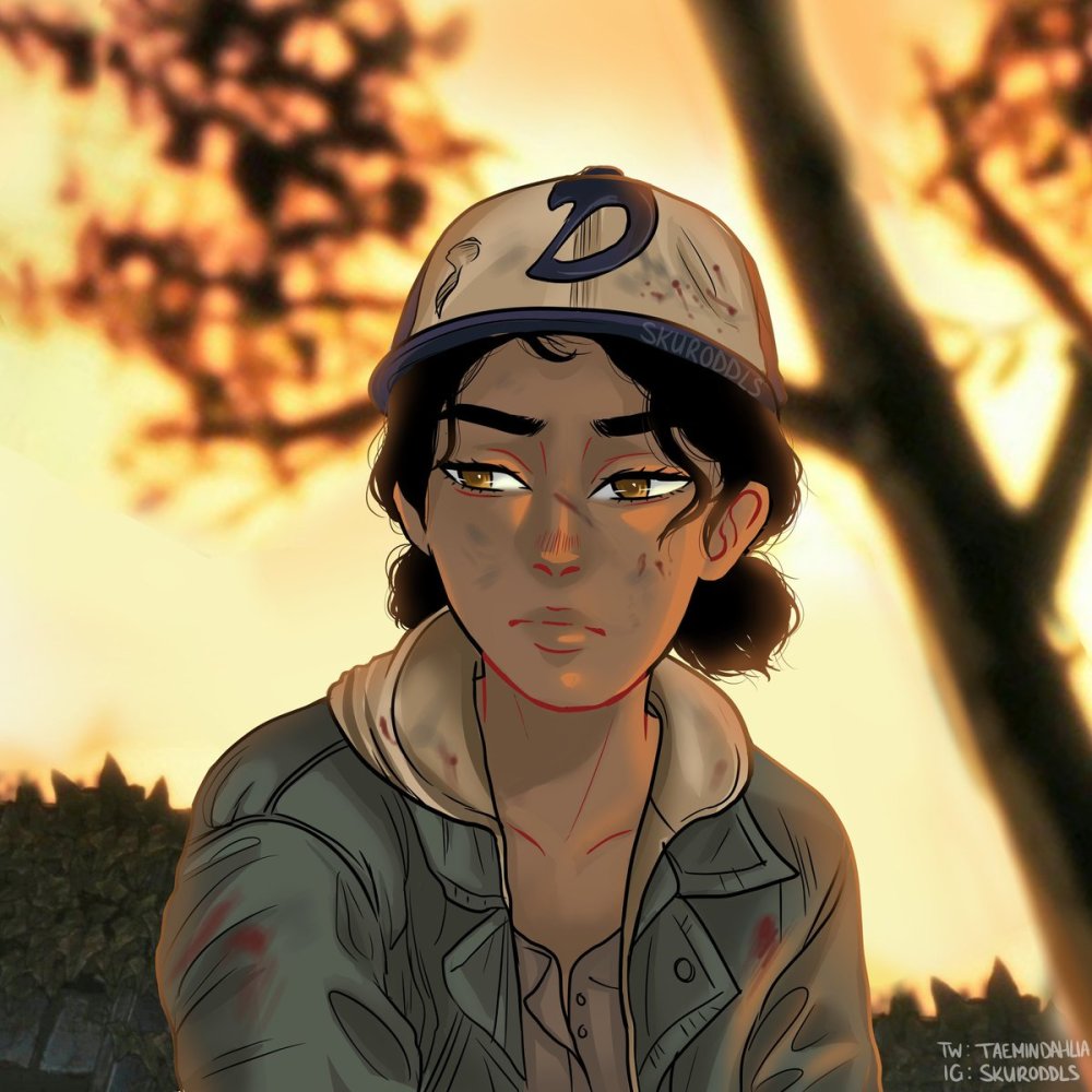Clementine from The Walking Dead Naked