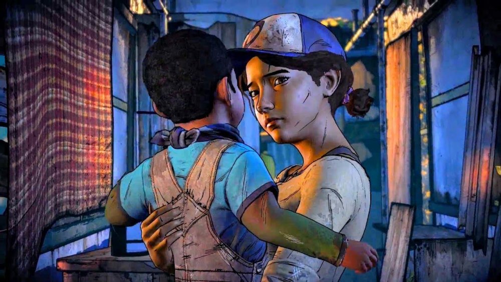 Clementine and hey The Walking Dead
