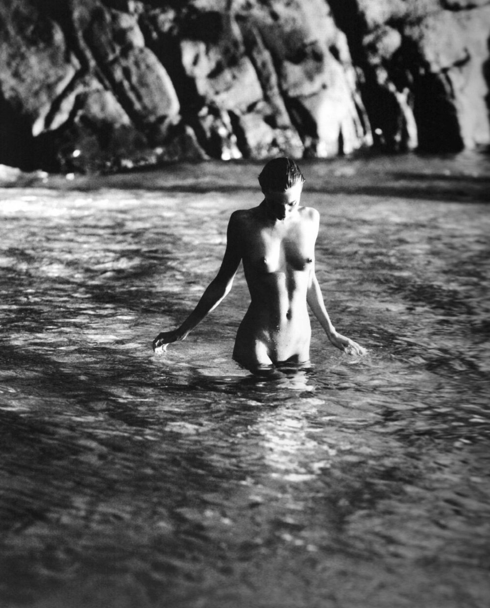 Miranda Kerr Naked on the beach