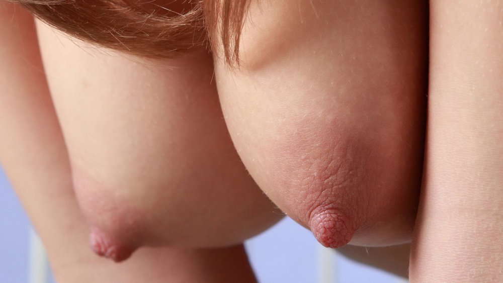 Beautiful tits close -up