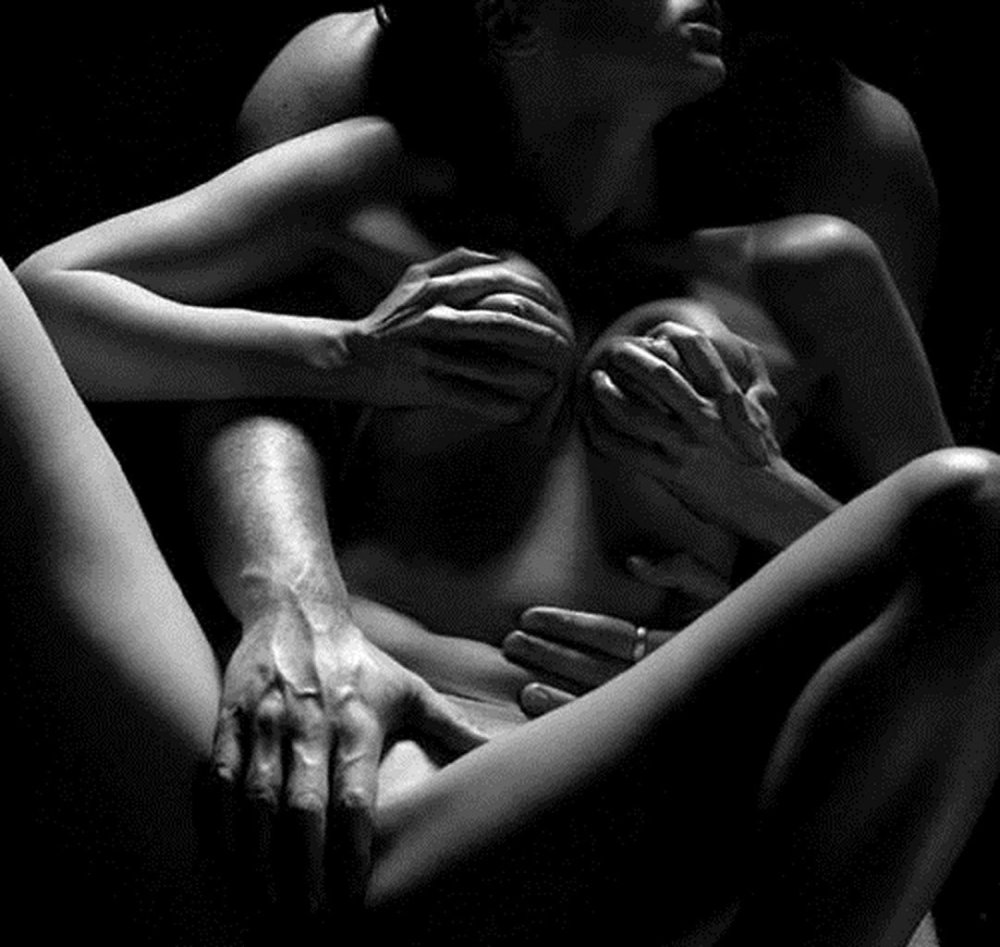 Touching erotic beautiful