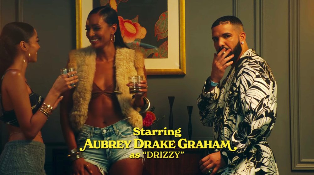 Drake with Wife