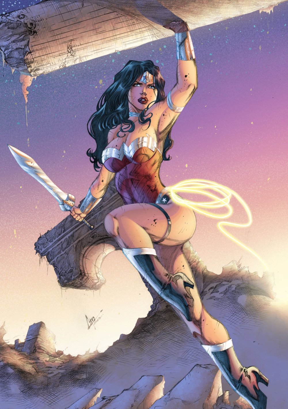 Superheroine bearhud