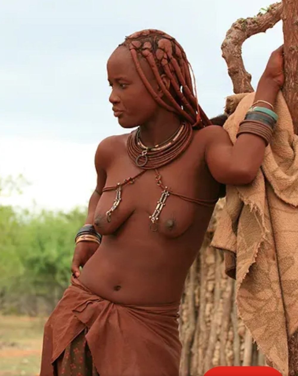 Khimba tribe in Namibia nude