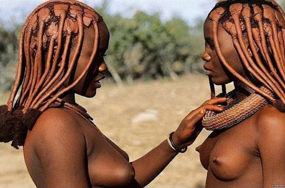 African women with bare tits