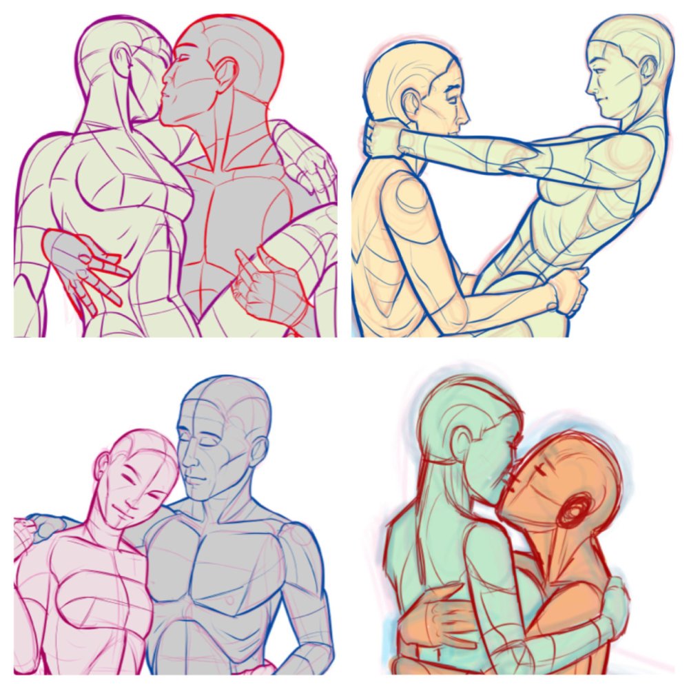 Spy pose for drawing