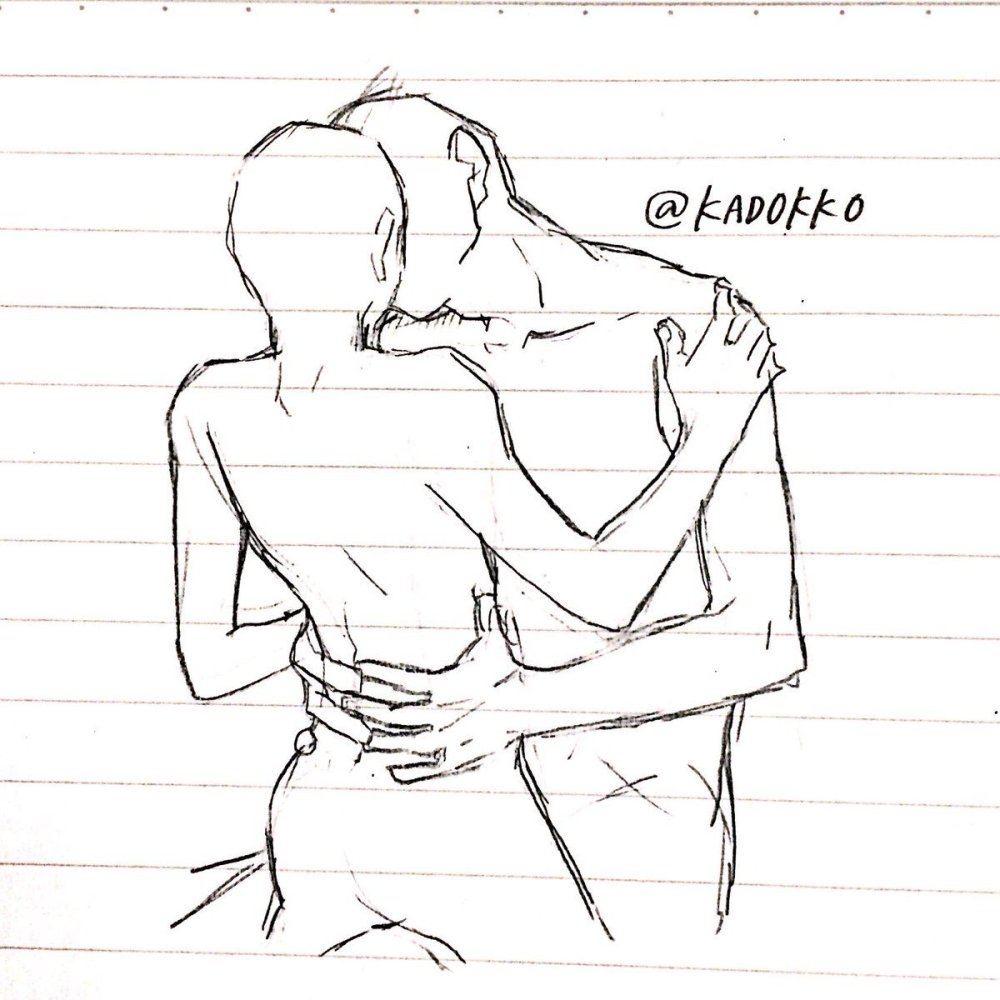 Romantic pose for drawing