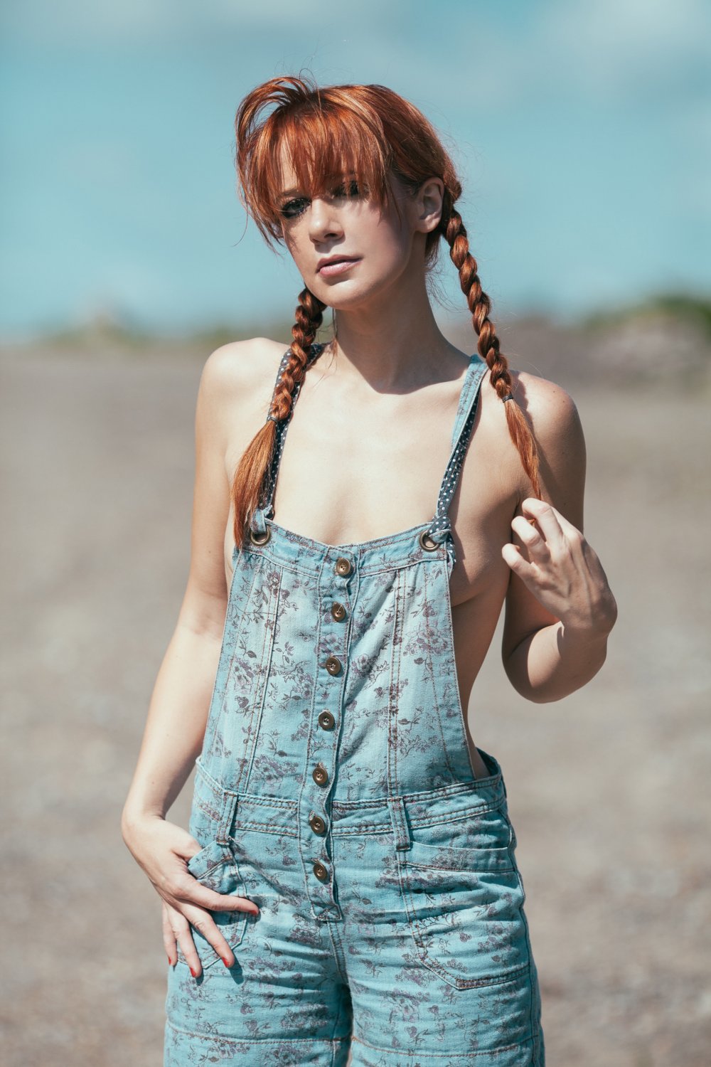 Beautiful girls in nude jeans