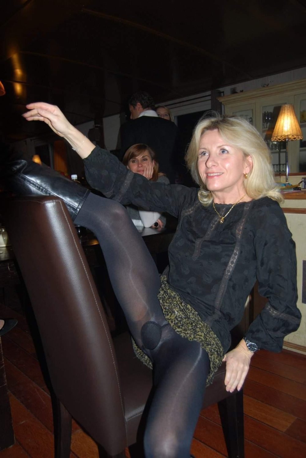 Adult ladies at corporate parties