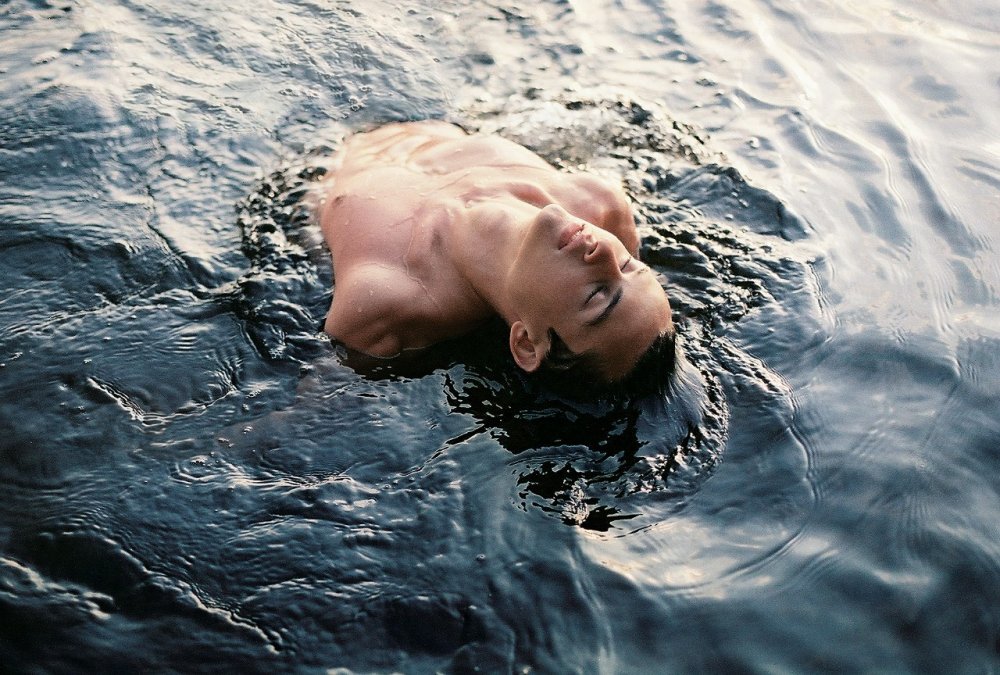 The guy in the water