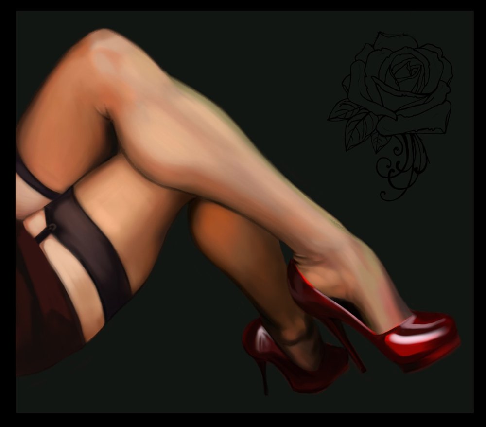 Old women in tight tights