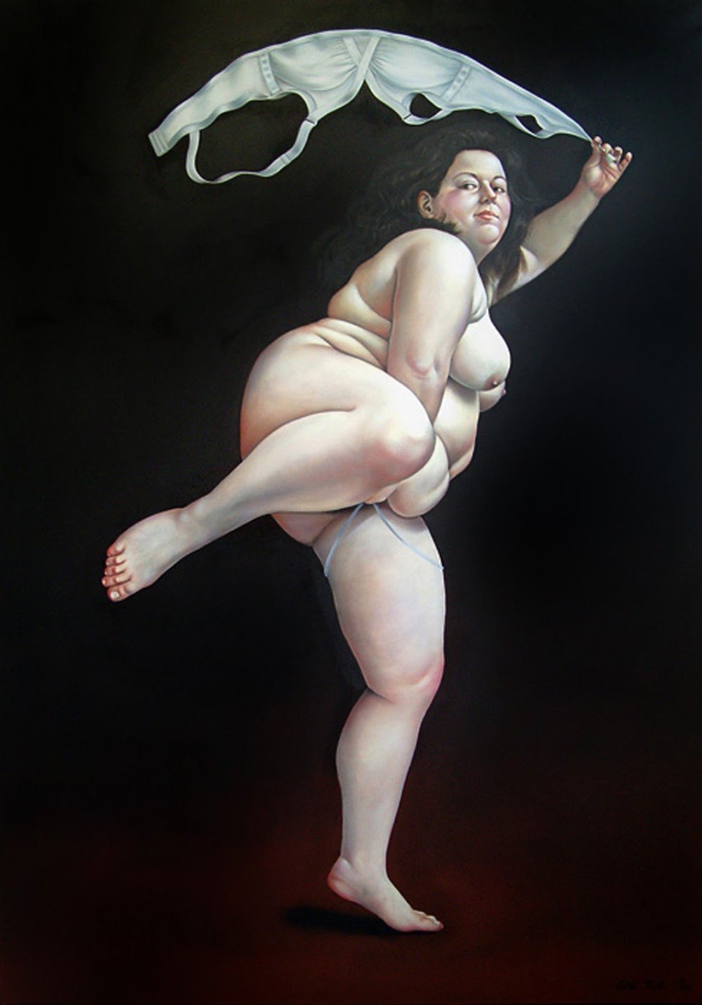Fat women. Nude art