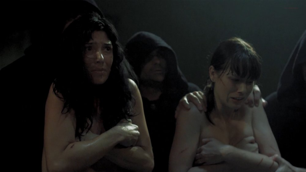 Cindy Sampson and her priest