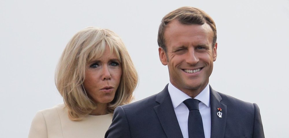 Dress Brigitte Macron at a meeting with Zelensky