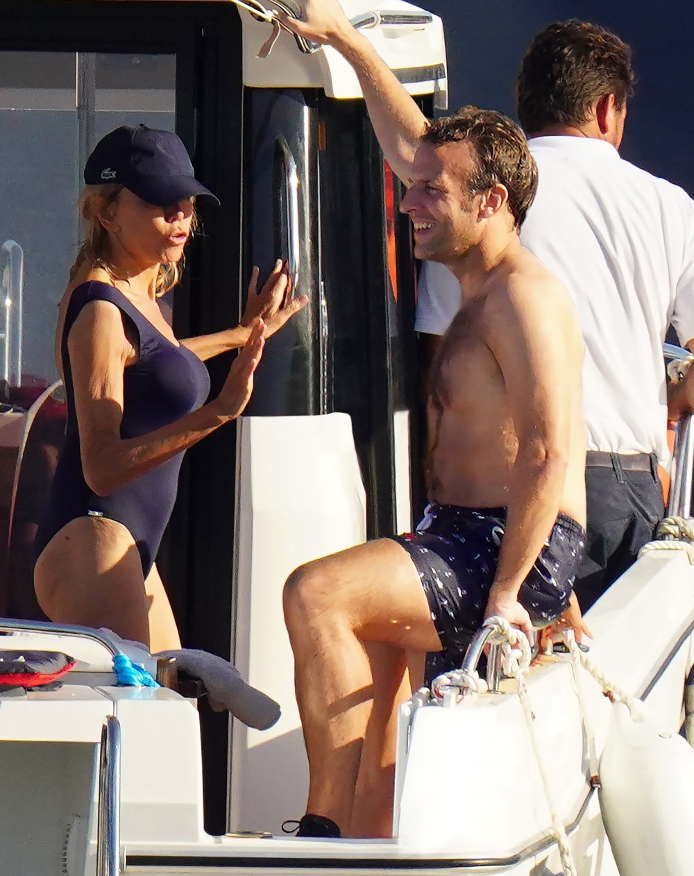 Brigitte Macron and Emmanuel Macron 1993