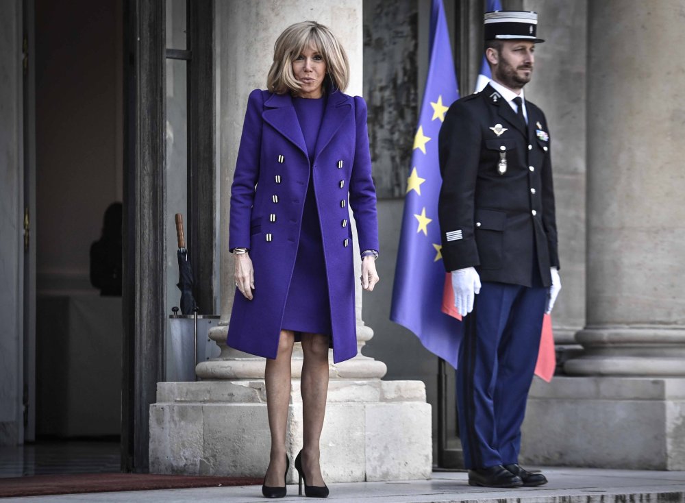 Emmanuel Macron in Alps
