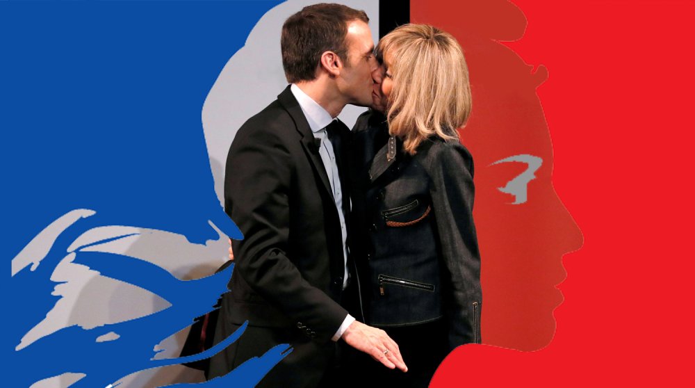 Bridget Macron in a swimsuit