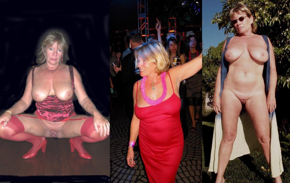 Dressed undressed mature slave