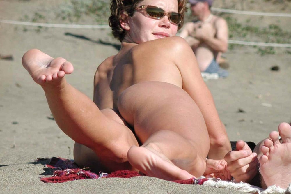 Little panties on the beach