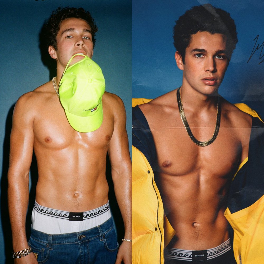 Austin Mahone in shorts