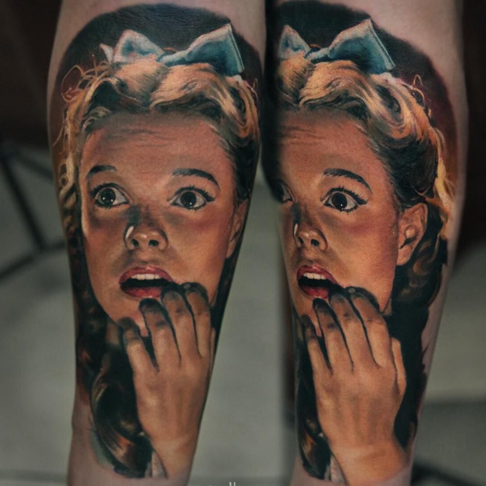 Valya Ryabova tattoo