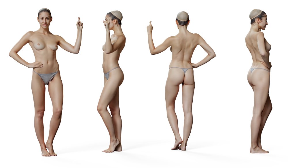Female Anatomy for Artist Model Naked