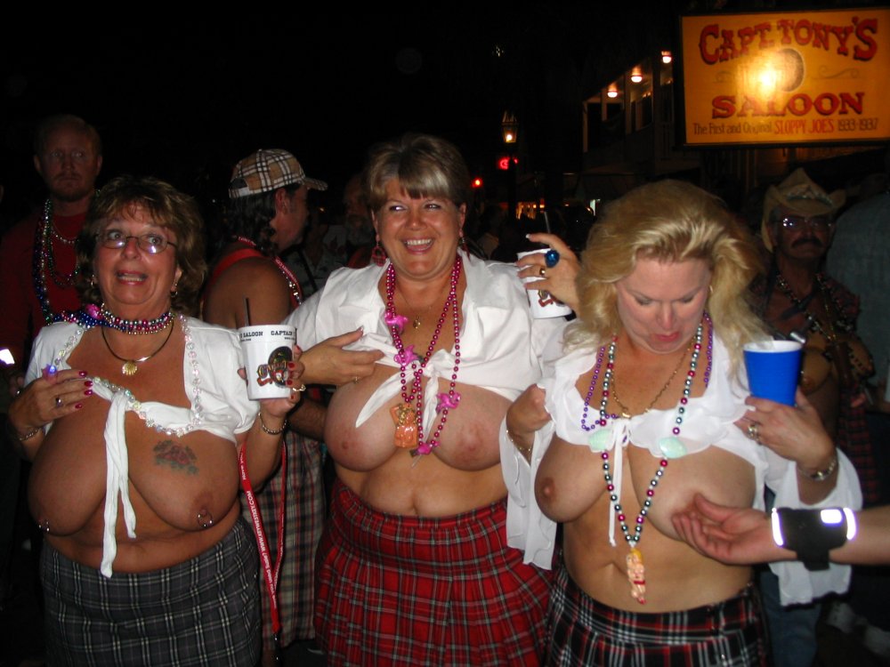 Adult women naked at the festival