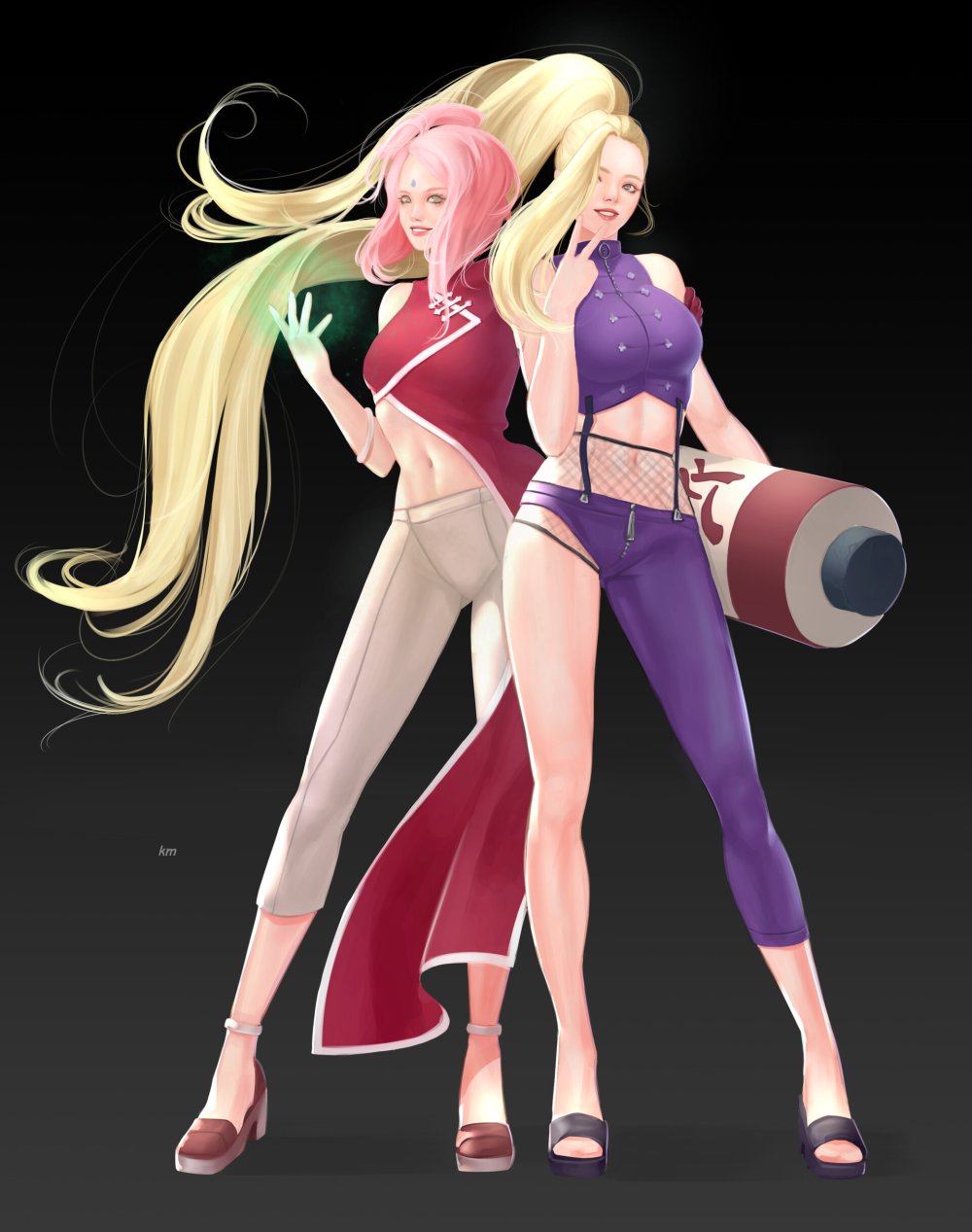 Tsunade Hinato Ino Sakura Temari 18