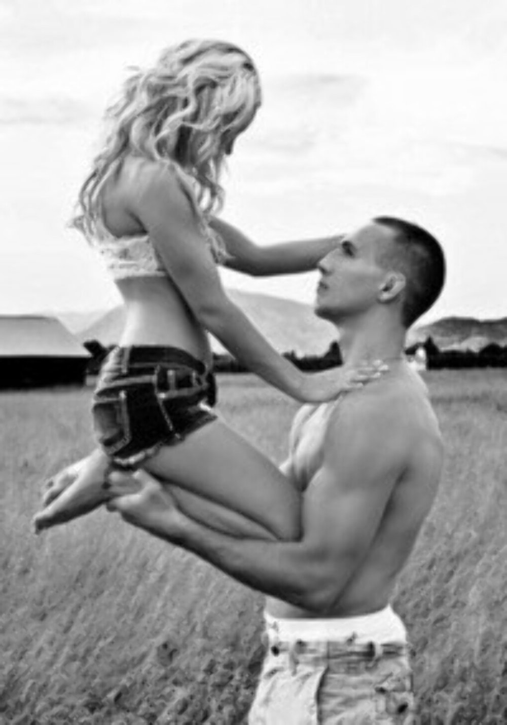 The guy is lying on a guy