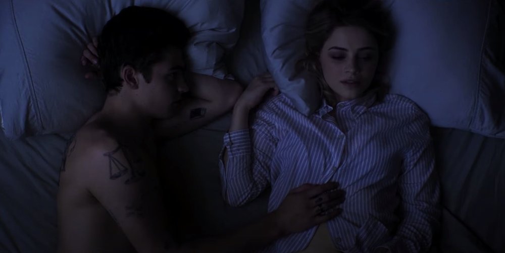 Hardin and Tessa in the bathroom
