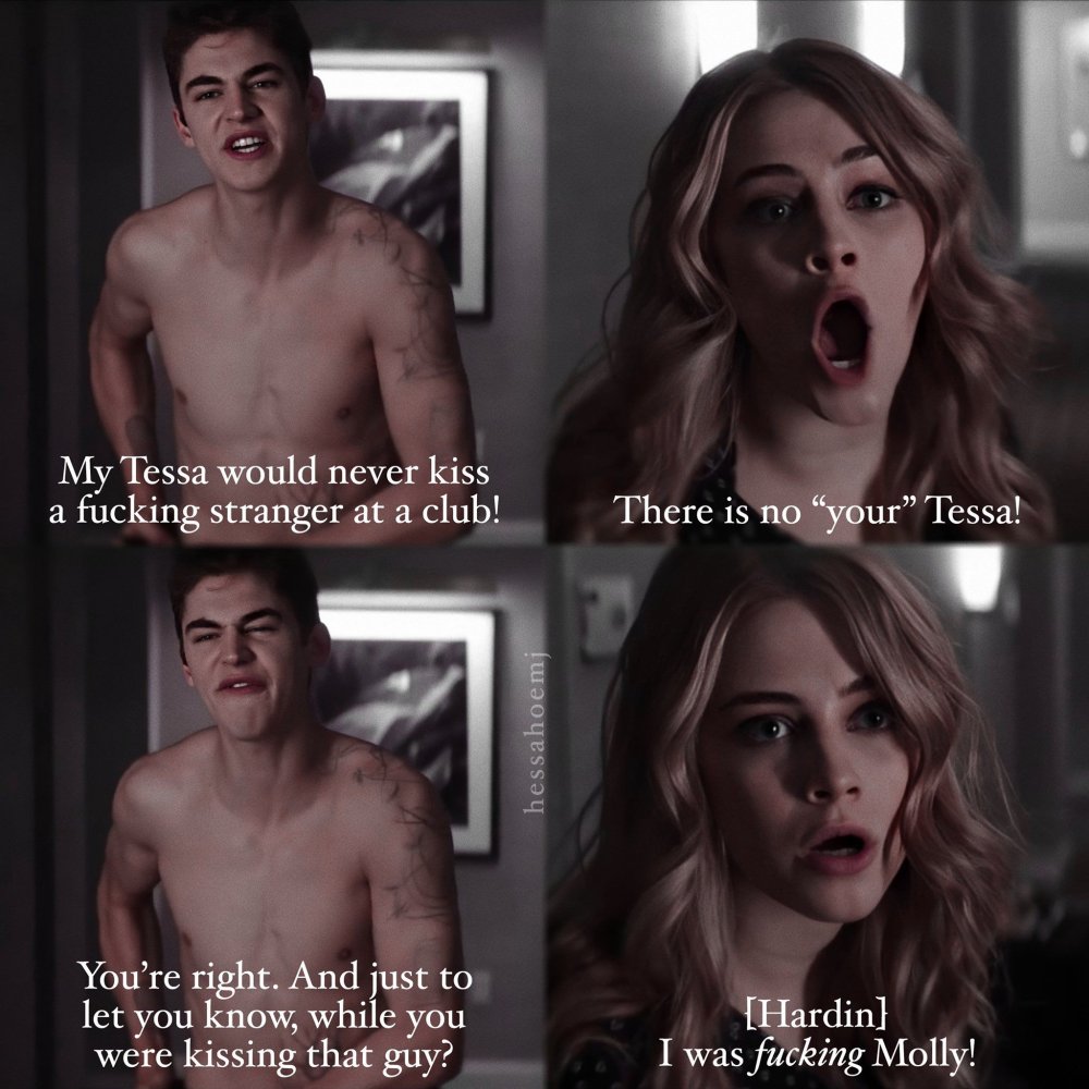 Hardin and Tessa after a quarrel