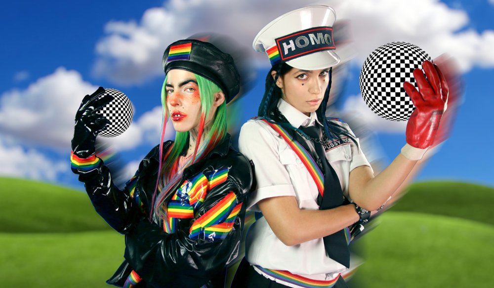 Nadia Tolokonnikova and Dorian Electra