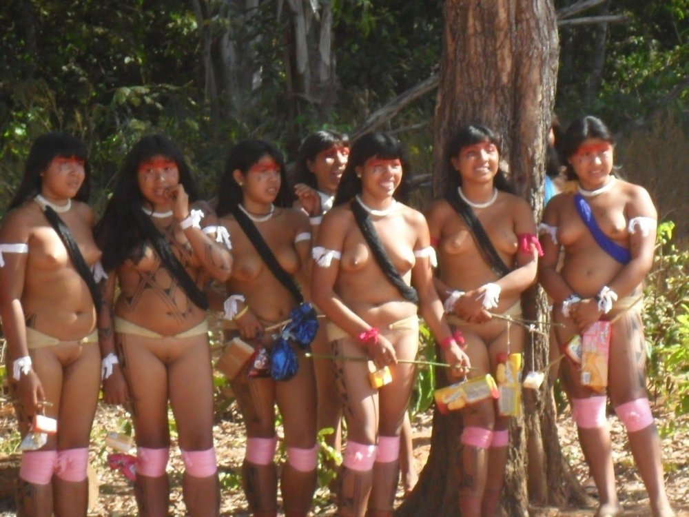 Naked indigenous Africans