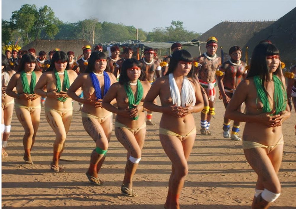 Indians from the Xingu River Brazil