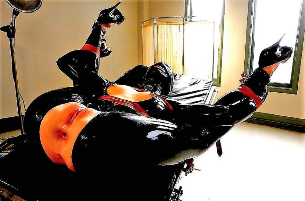Latex costume bondage bdsm