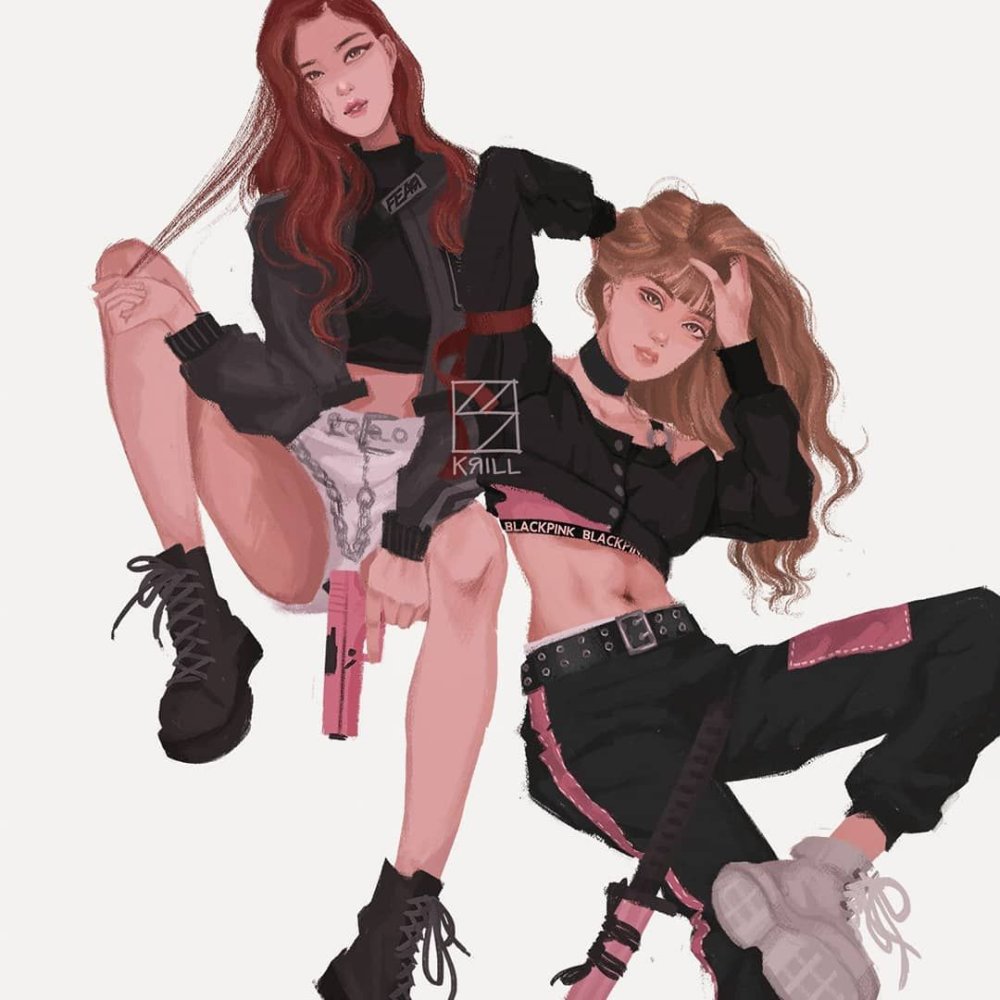 Black Pink Art 18