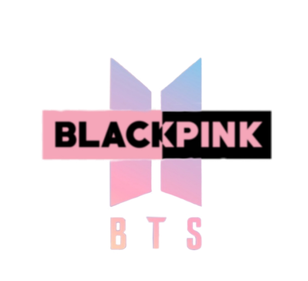 Black Pink and BTS logo
