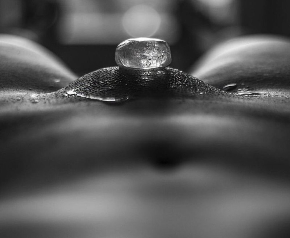 Erotic macro photo shoot