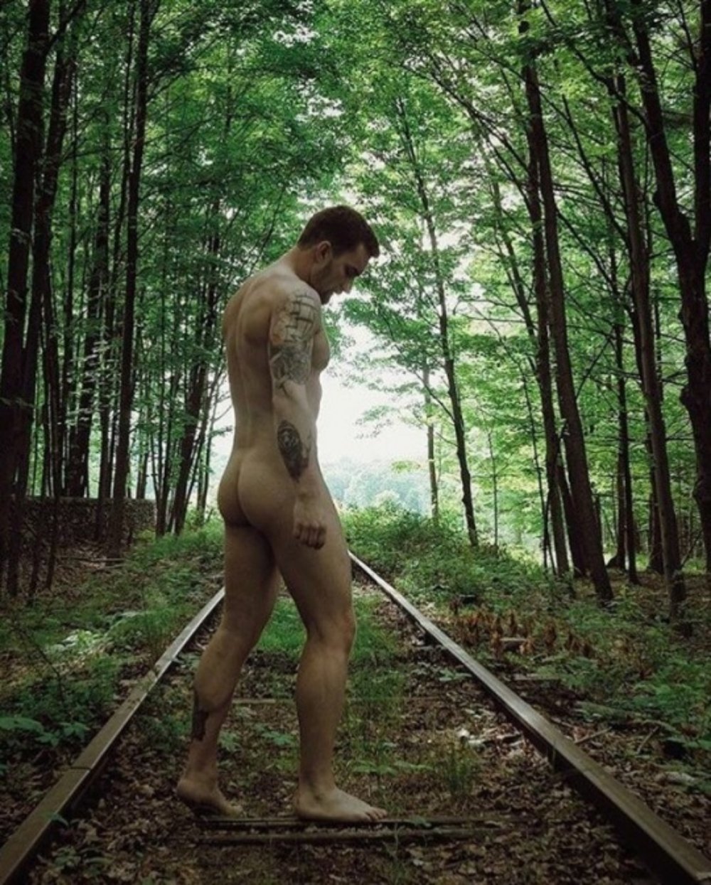 Russian naked guys in nature