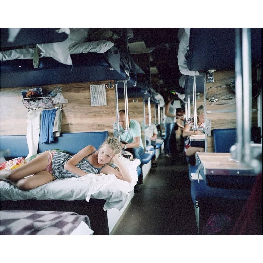 Voyeur in public transport