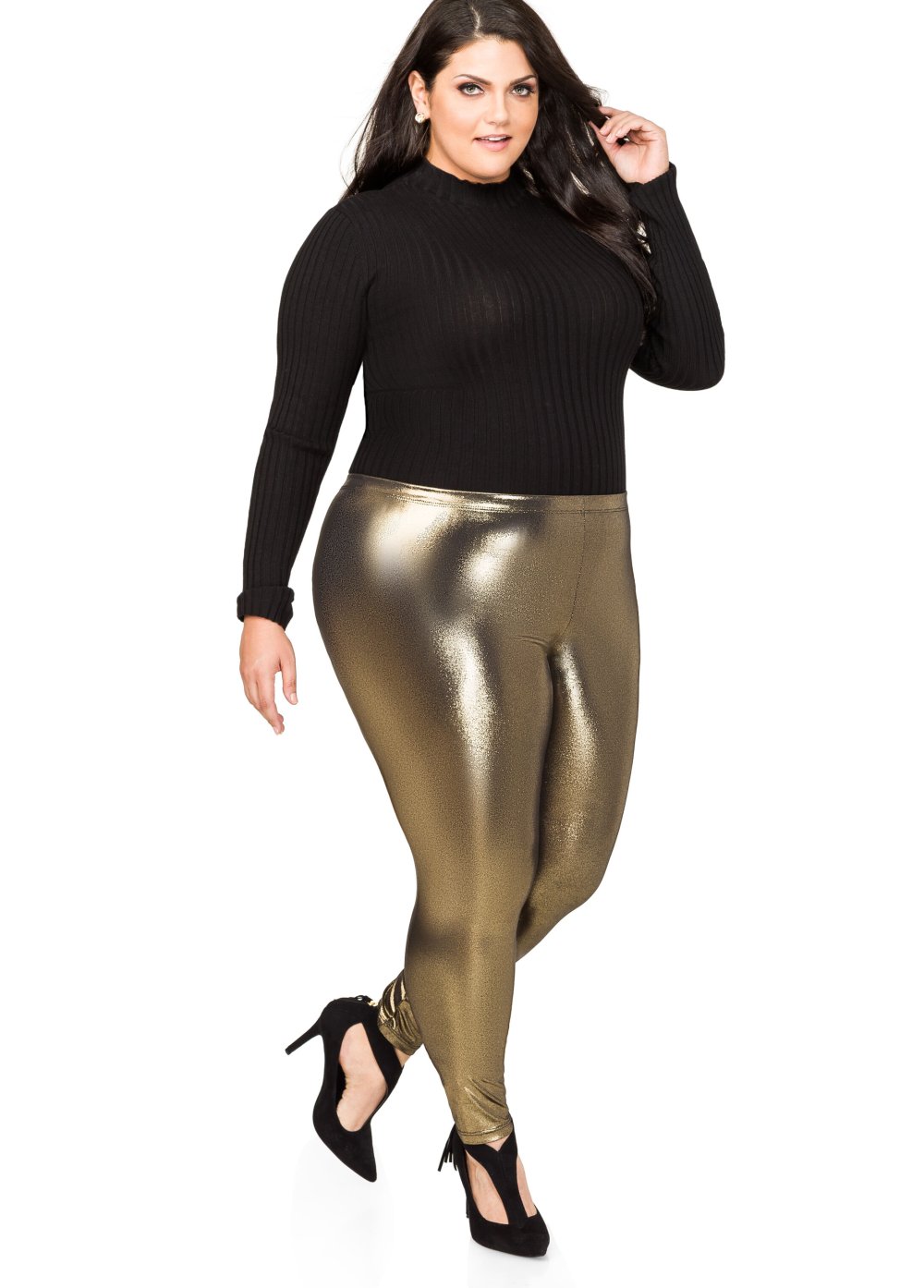 Michel Mendes Plus Saiz in Leggings