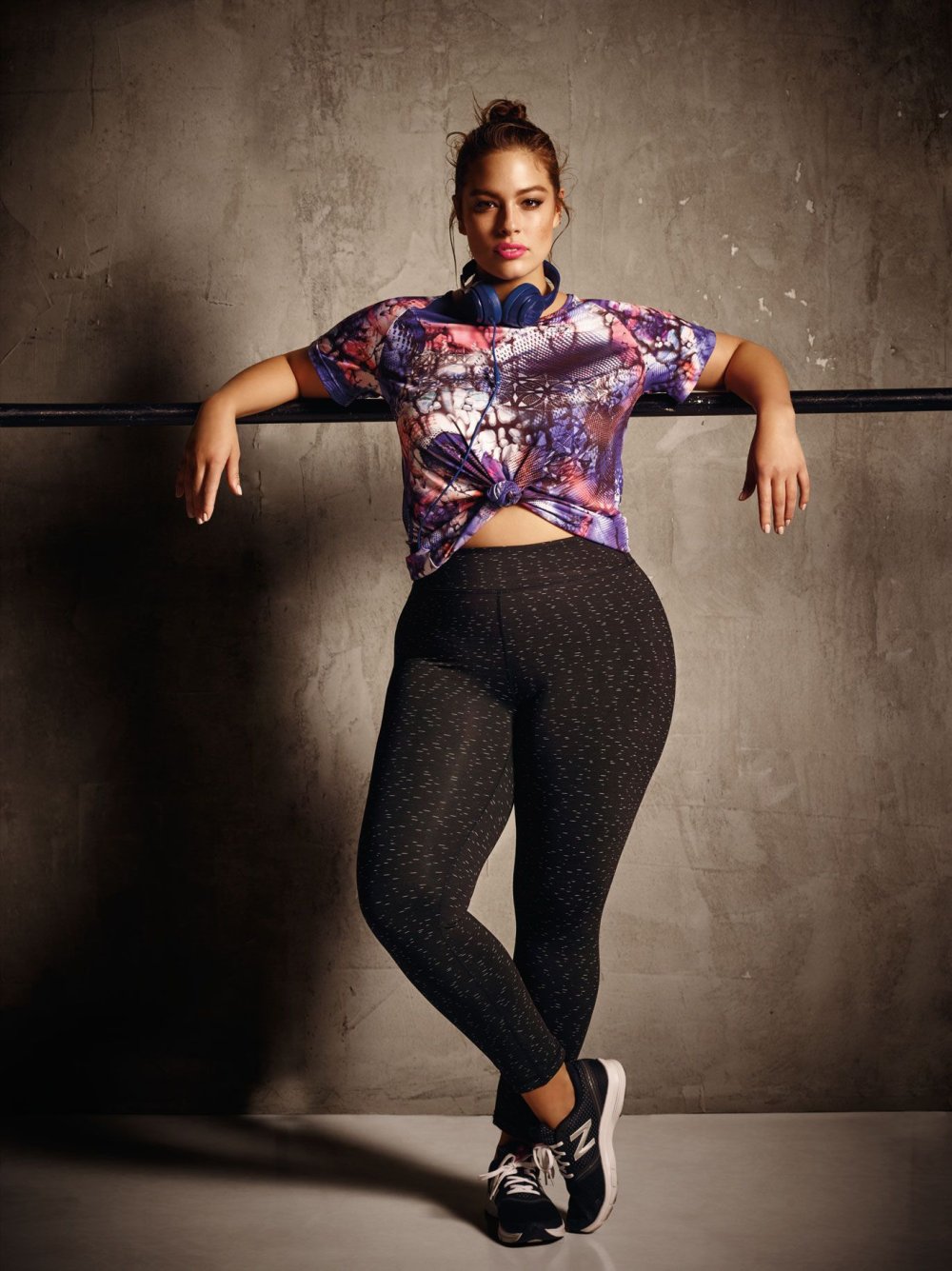 Full women in leggings
