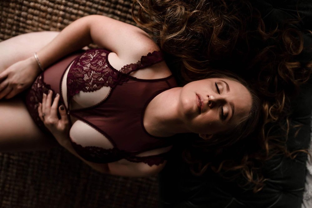 Big breasts in a small bra