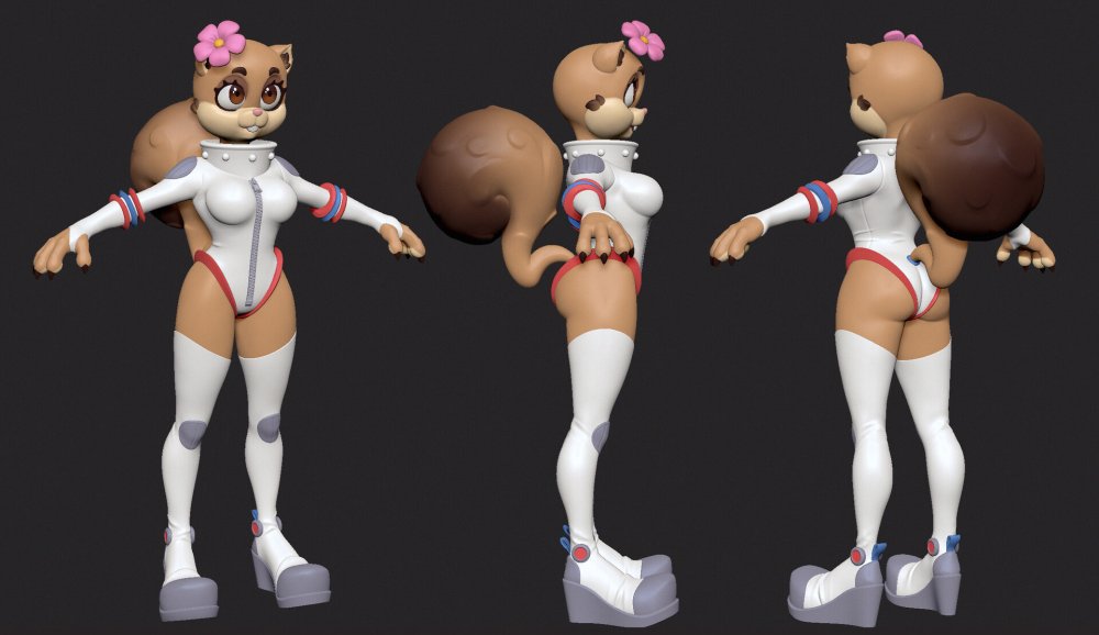 Sandy Chick Cosplay +18
