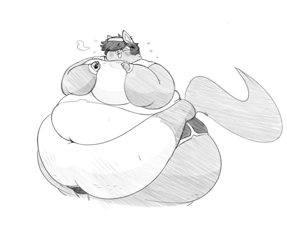 Chubby Belly Anime Weight Gain Girl